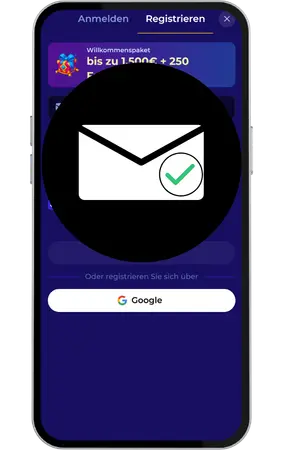 Morospin E-Mail bestätigen