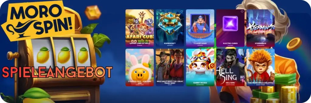 Morospin Spieleangebot