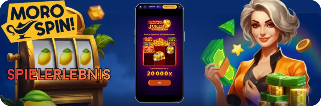 Morospin Spielerlebnis
